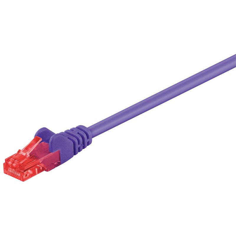 MicroConnect U/UTP CAT6 1M Purple PVC